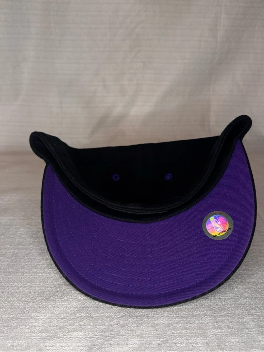 adidas Los Angeles Lakers Black and Purple Hat